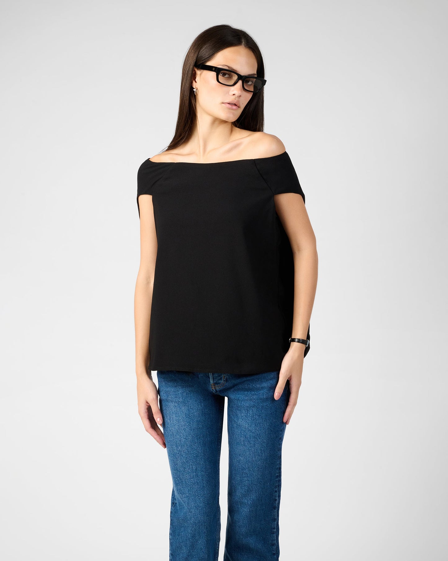 Off Shoulder Cape Top