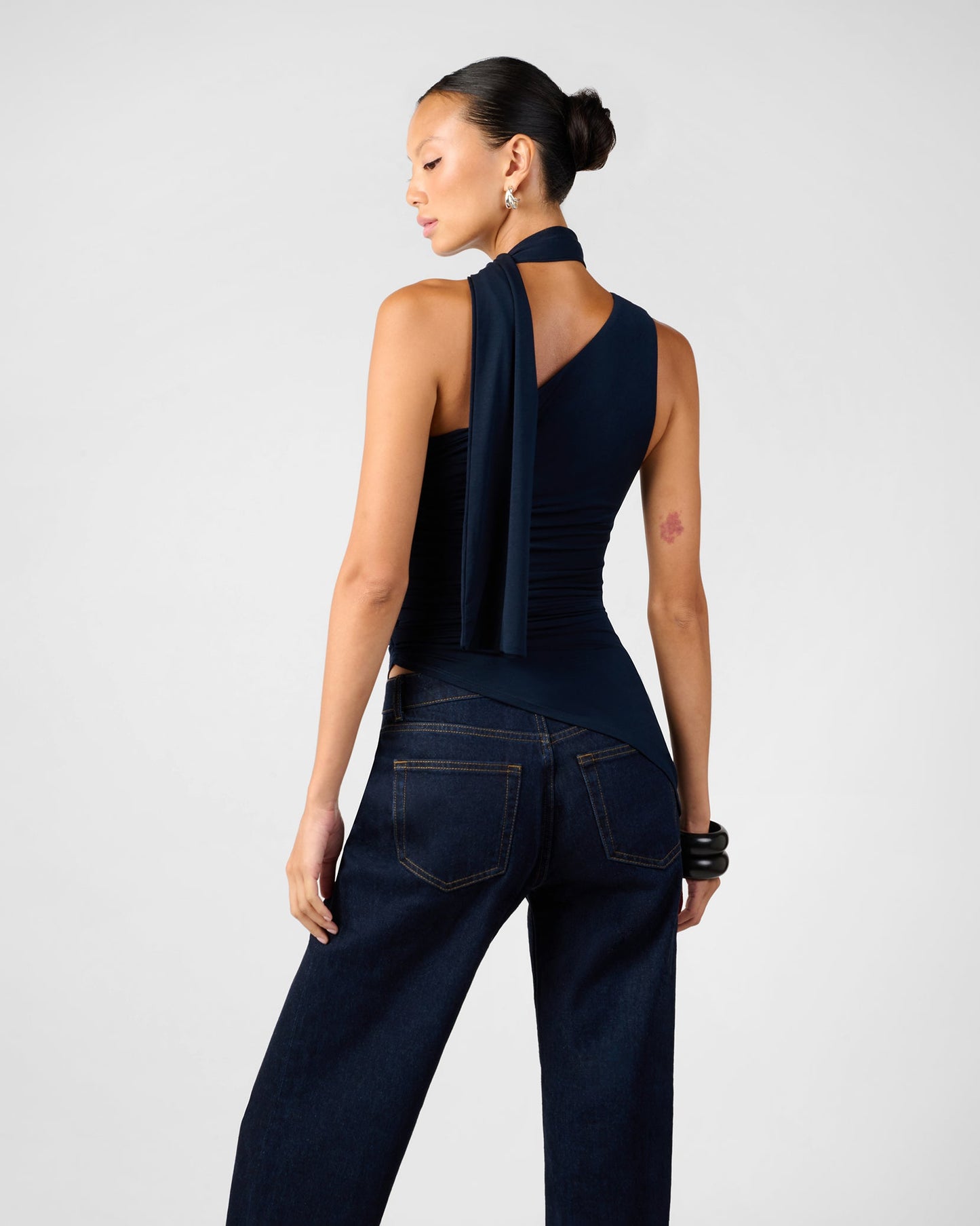 One Shoulder Draped Top