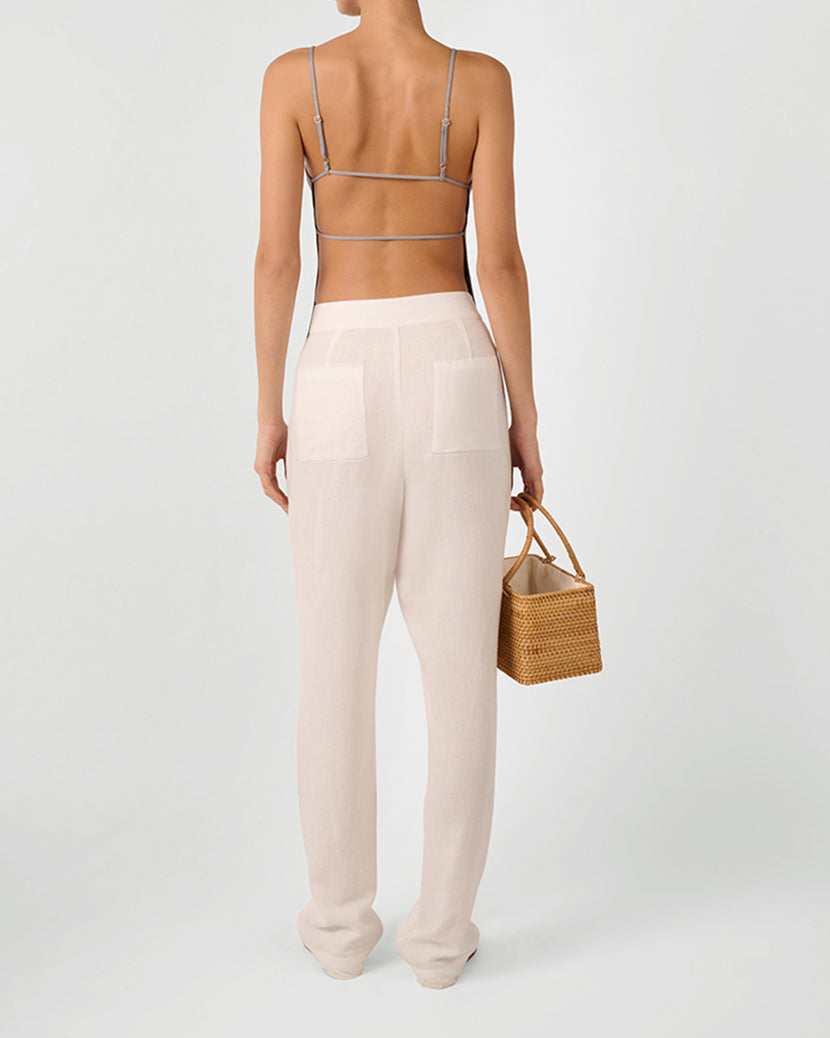 High Straight Neck Top