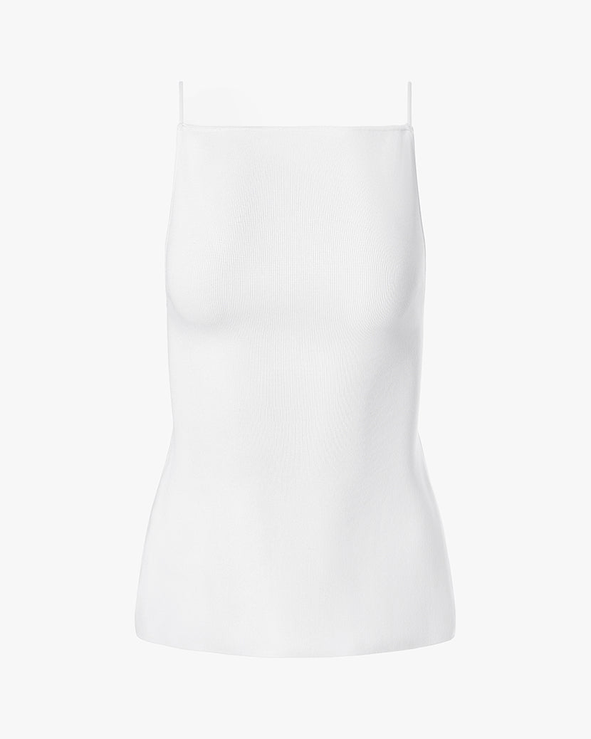 High Straight Neck Top