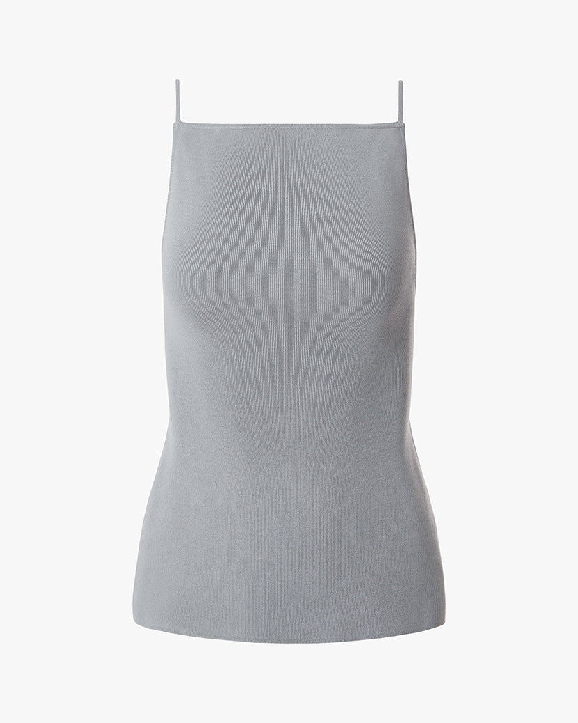 High Straight Neck Top