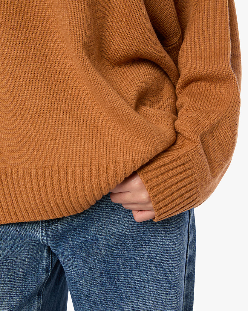 Oversized Funnel Neck Sweater