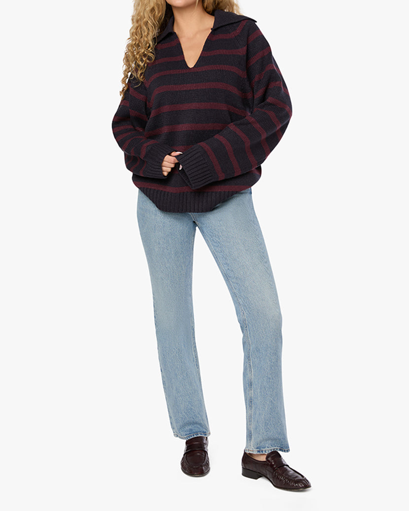 Collar V Neck Sweater