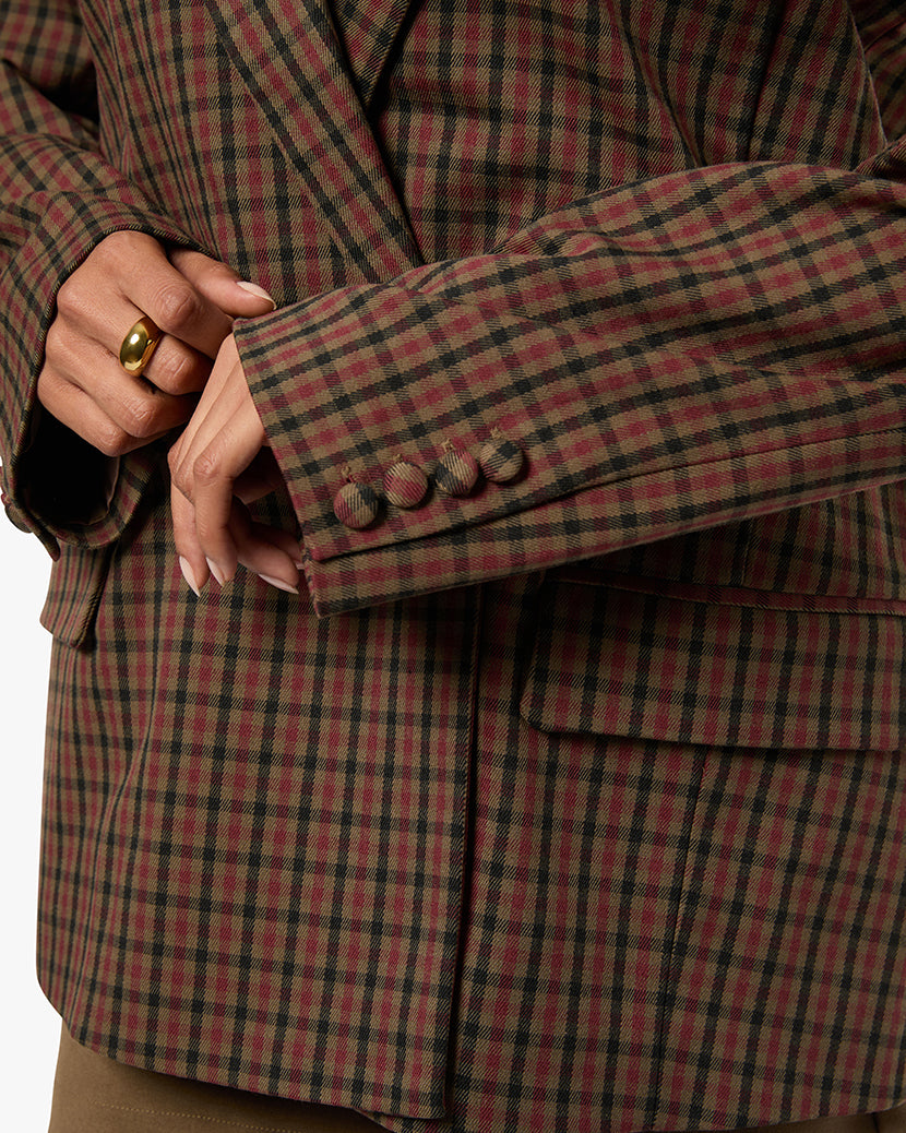 Double Breasted Boxy Blazer