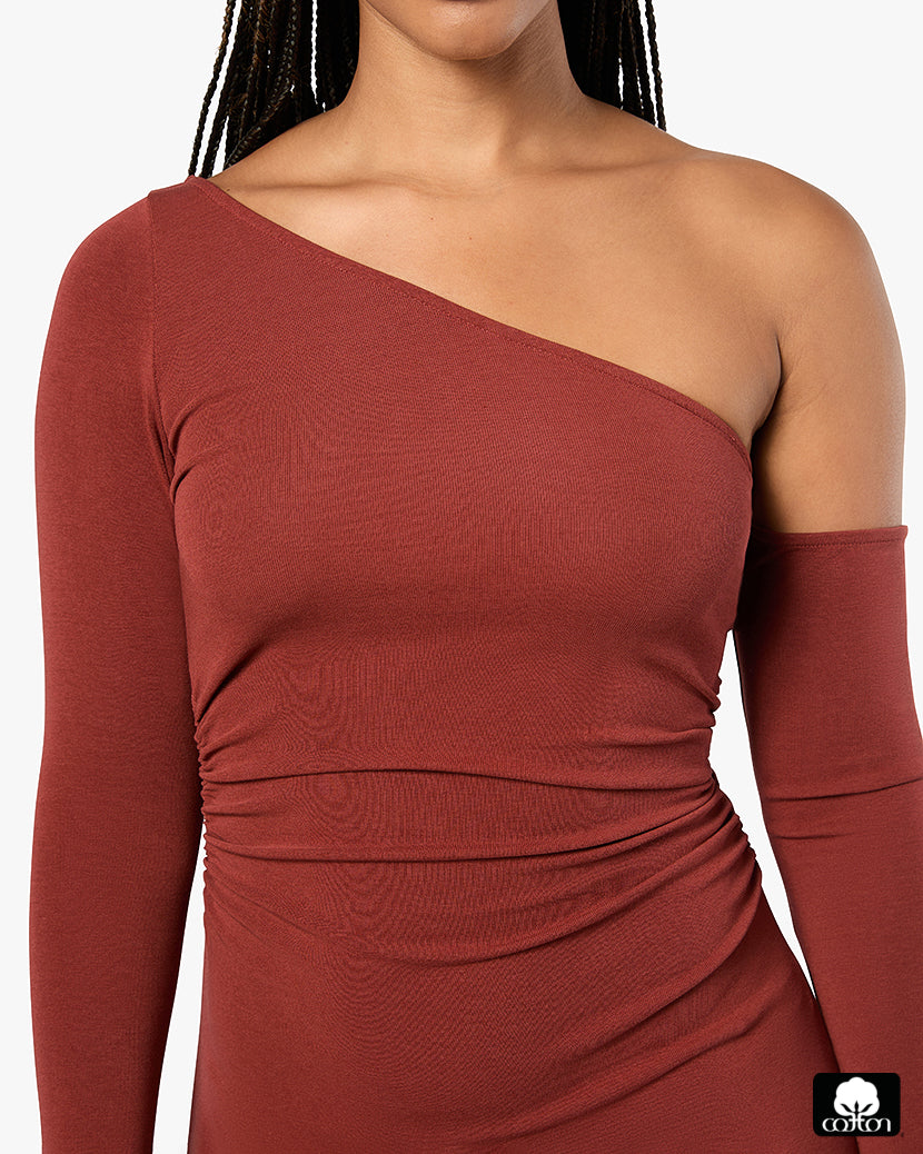 Long Sleeve Off Shoulder Dress