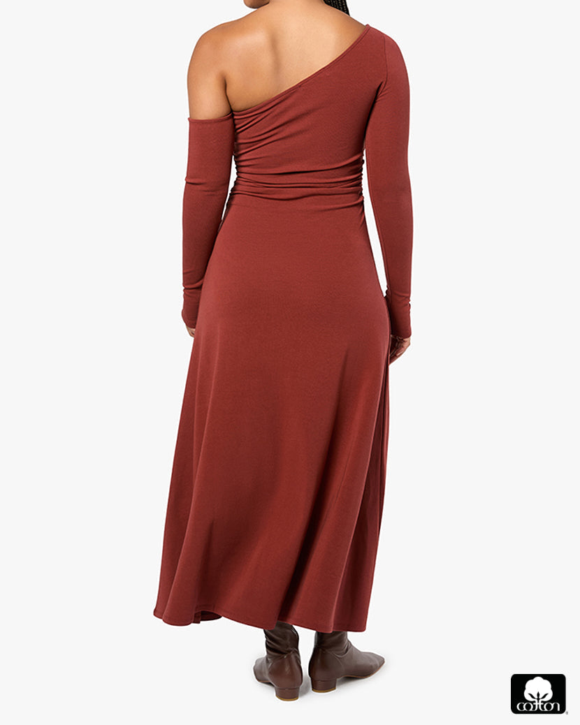 Long Sleeve Off Shoulder Dress