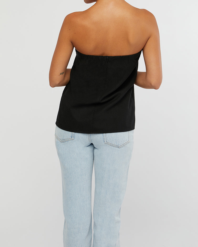 Strapless A-line Top