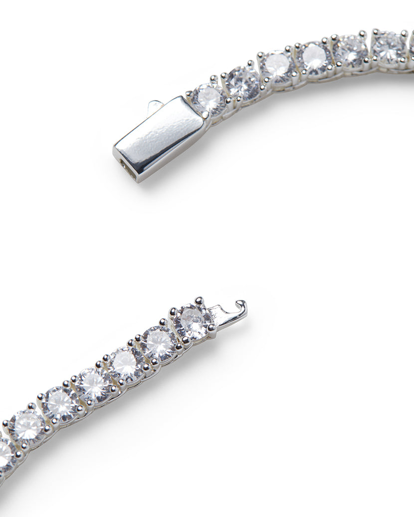 Pave Pendant On Crystal Necklace