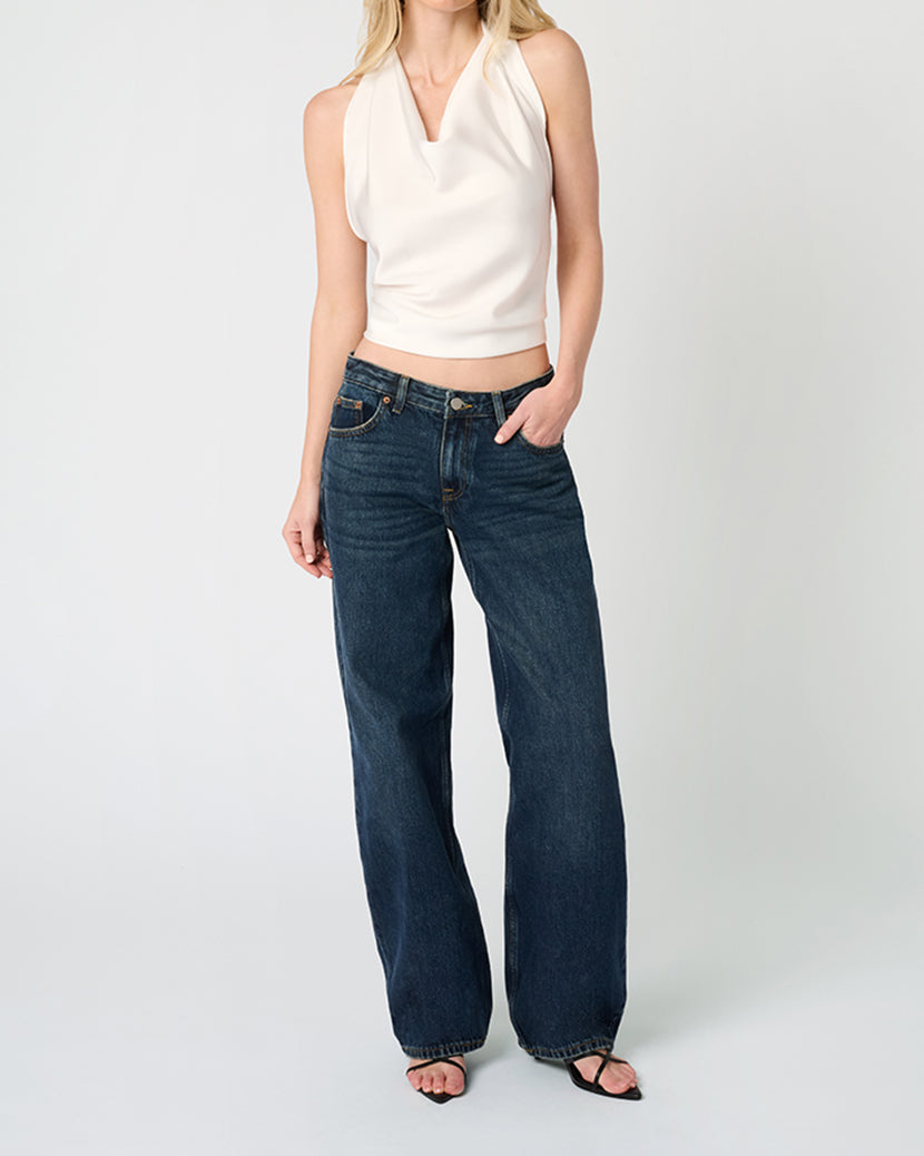 Halter Cowl Neck Top