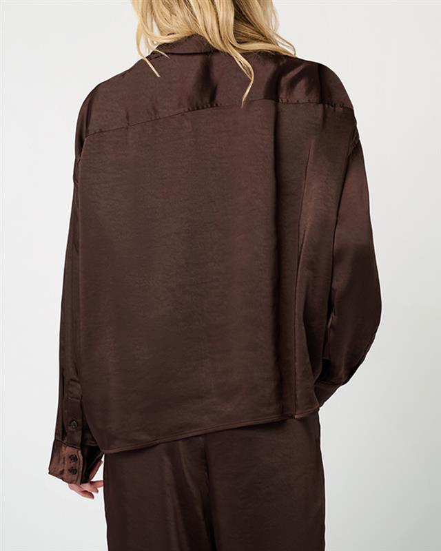 Cropped Button Front Shirt