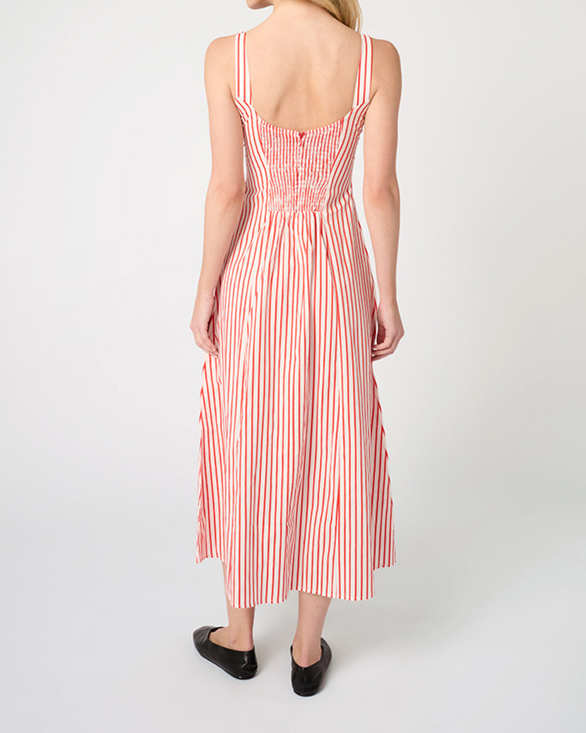 Ruched Cup Midi Dress