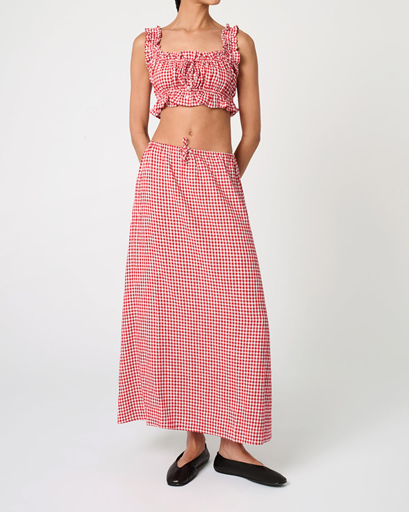 Ruffle Crop Top