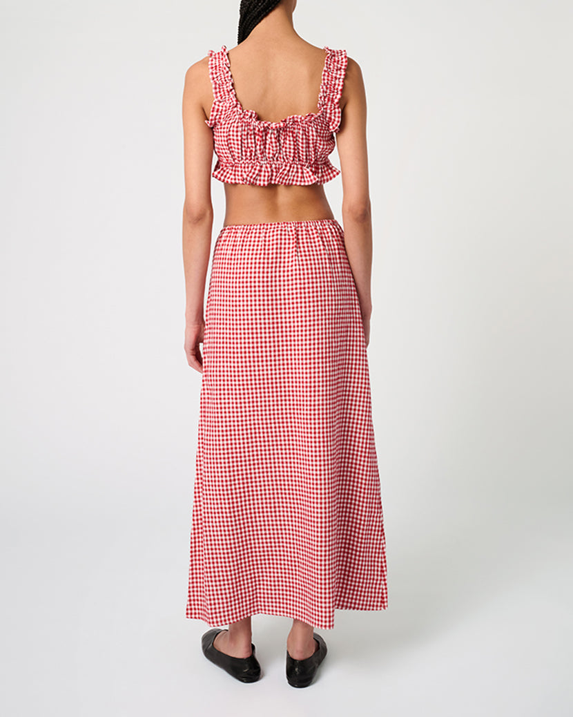 Ruffle Crop Top