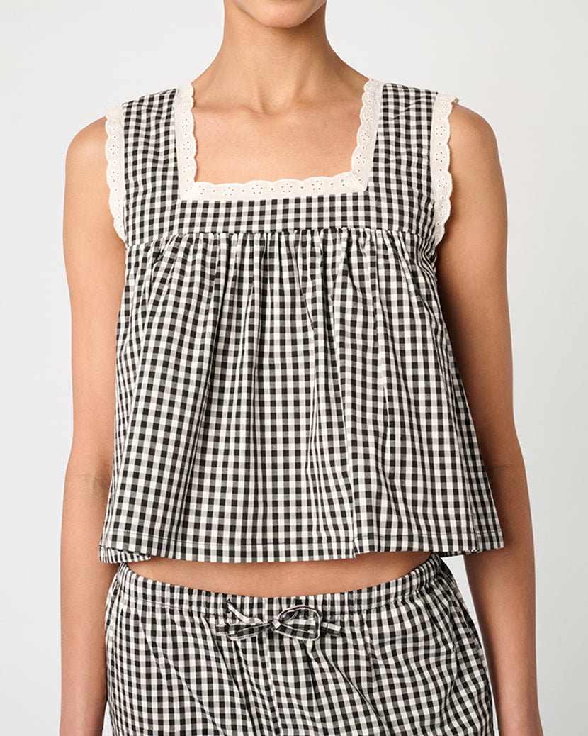 Square Neck Baby Doll Top
