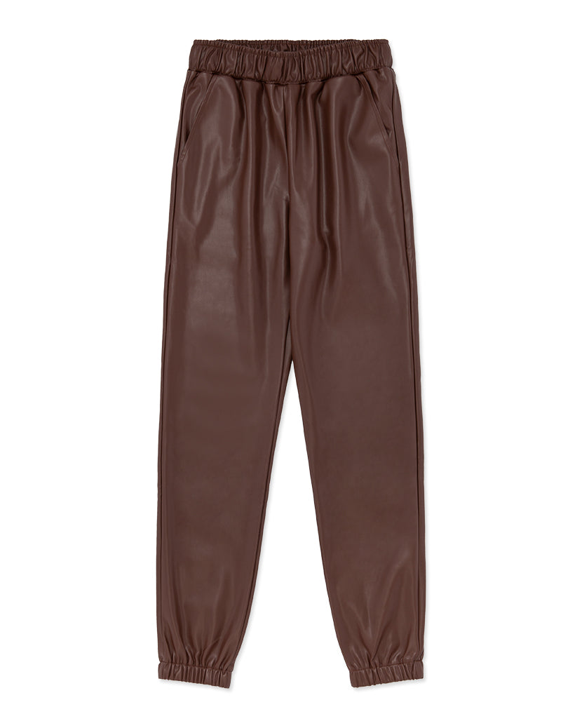 Vegan Leather Jogger