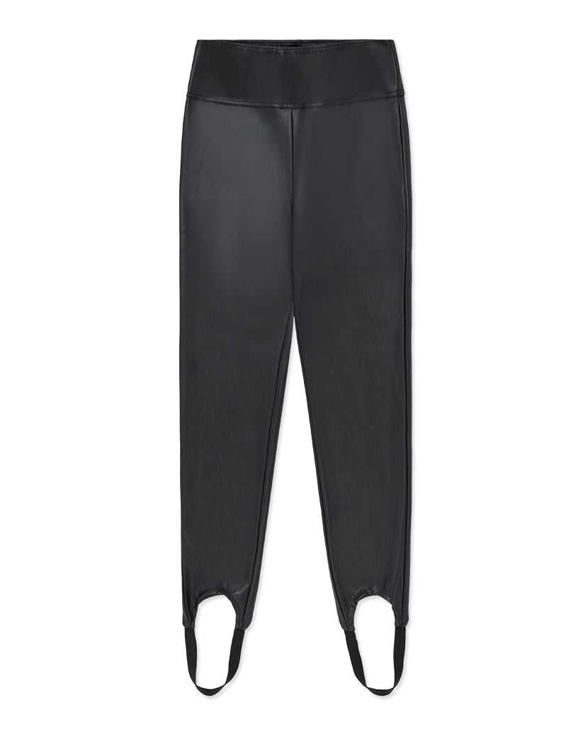 Vegan Leather Stirrup Legging