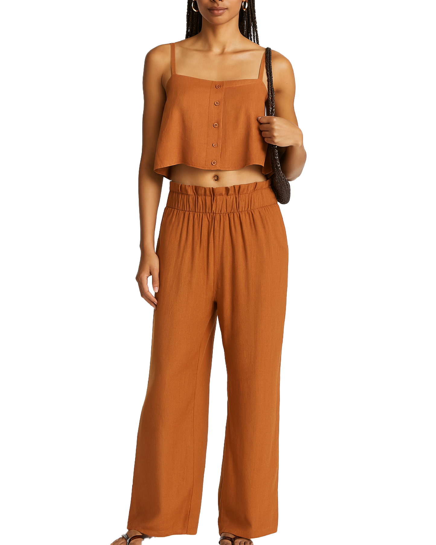 Paperbag Linen Pant