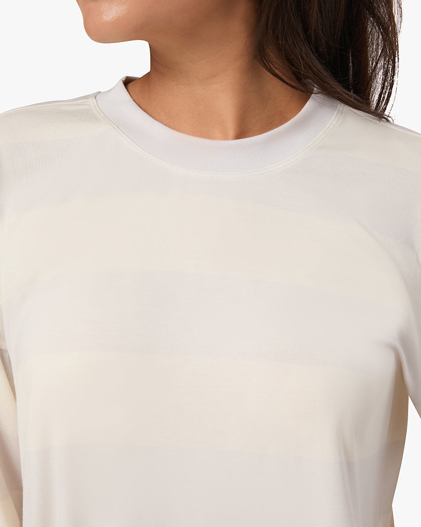 Oversized Long Sleeve Crewneck Top