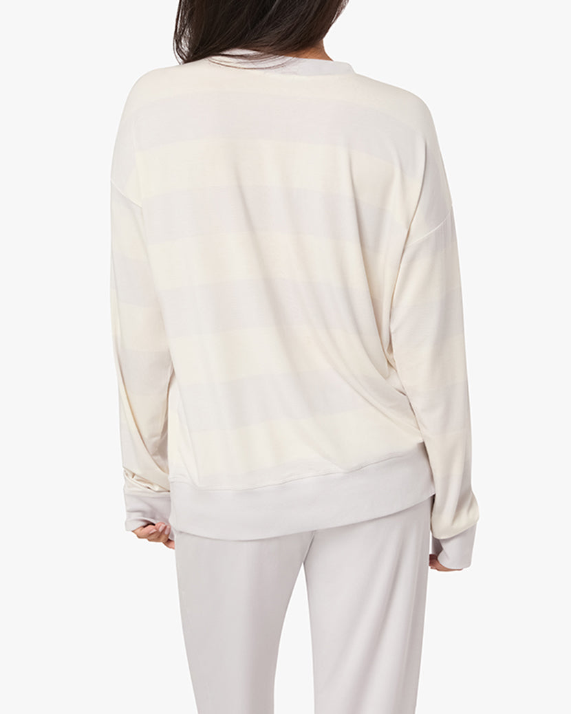 Oversized Long Sleeve Crewneck Top