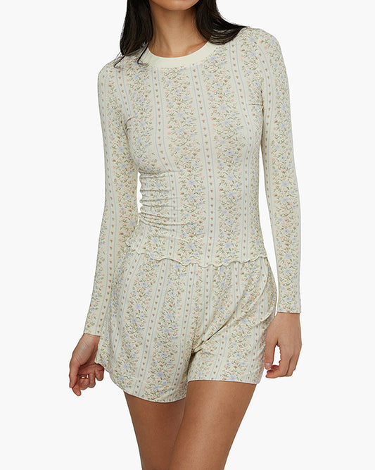 Long Sleeve Crewneck Top