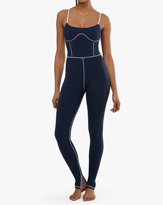 Silhouette Ankle Flare Jumpsuit