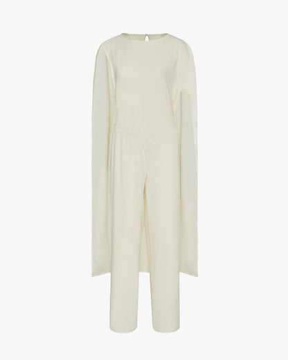 Draped Dolman Sleeve Jumpsuit