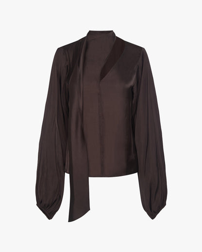 Wrap Neck Tie Top