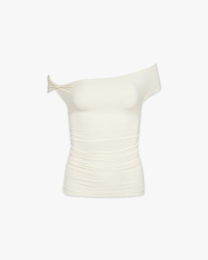 Twisted Off The Shoulder Top