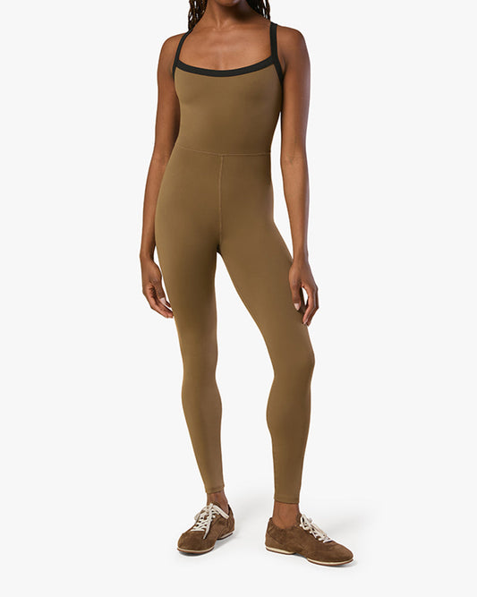 Contrast Strap Jumpsuit