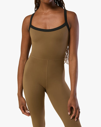 Contrast Strap Jumpsuit