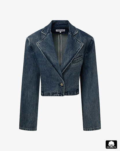 Cropped Blazer Jacket