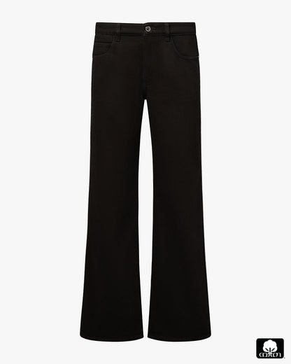 Mid Rise Slim Straight Pant