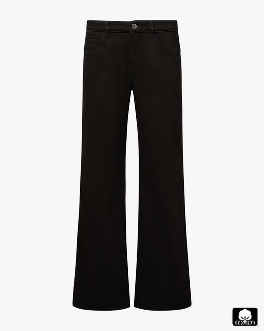 Mid Rise Slim Straight Pant
