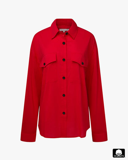Boxy Button Down Shirt