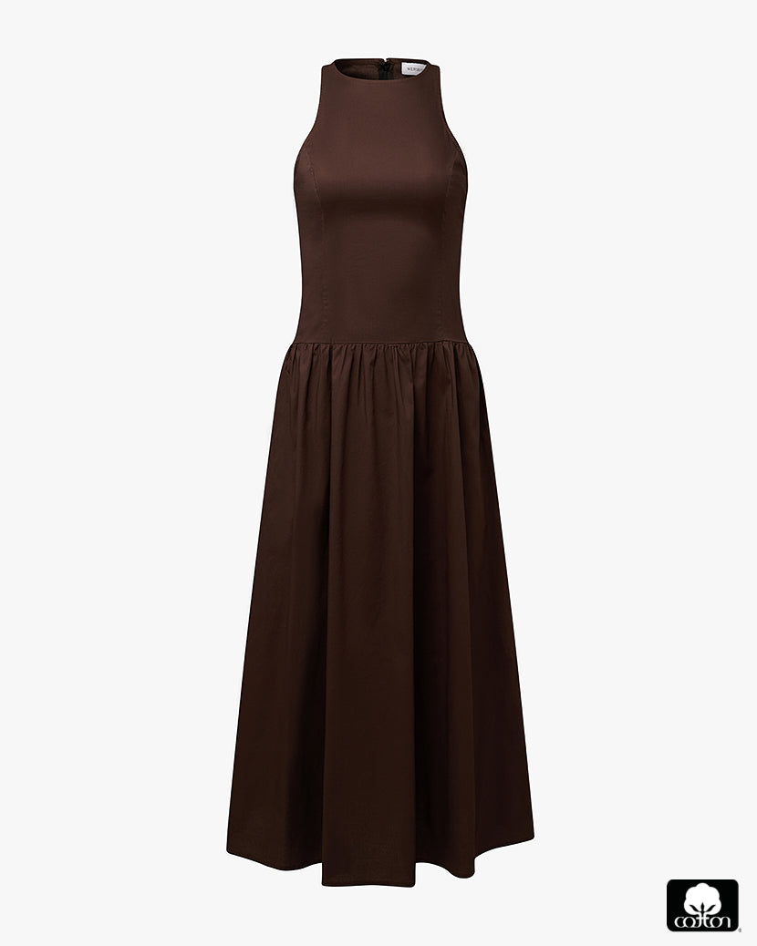 Halter Midi Dress