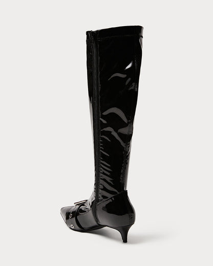 Knee High Buckle Boot