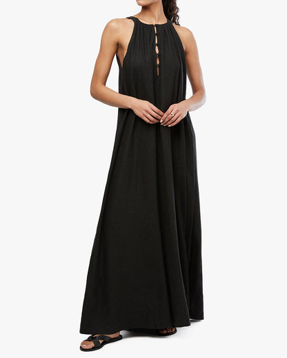 Flowy A-line Maxi Dress