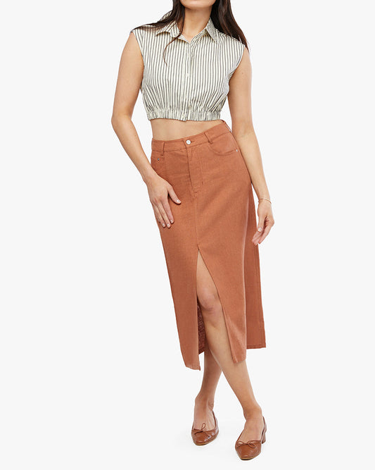 Front Slit Skirt
