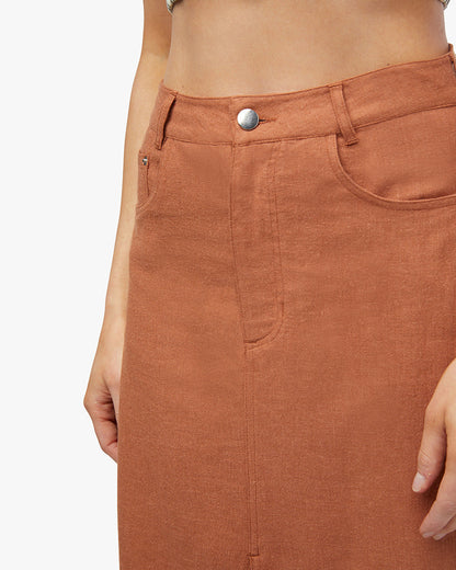 Front Slit Skirt