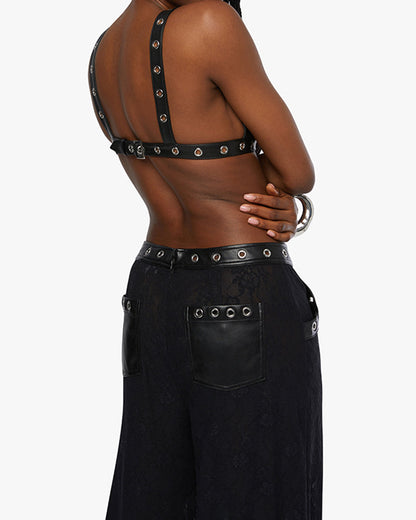Grommet Detail Bralette