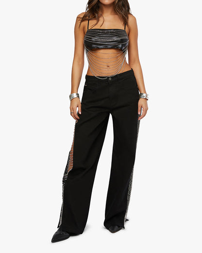 Chain Bandeau Top