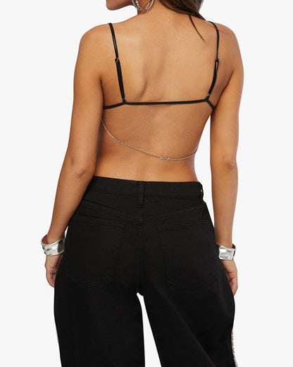 Chain Bandeau Top