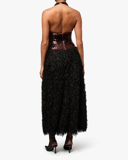 Halter Midi Dress