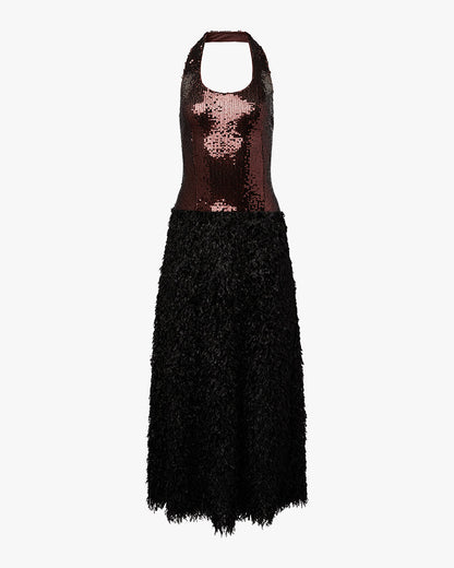 Halter Midi Dress