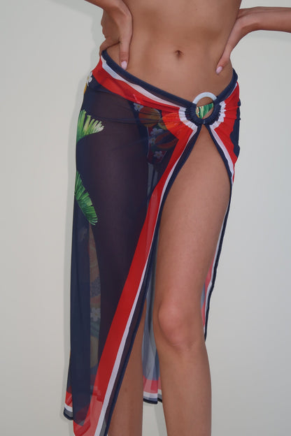 O-ring Midi Skirt