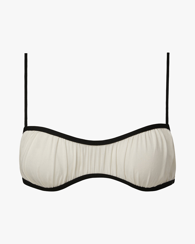 Contrast Scrunchie Top