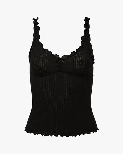 Pointelle Tank