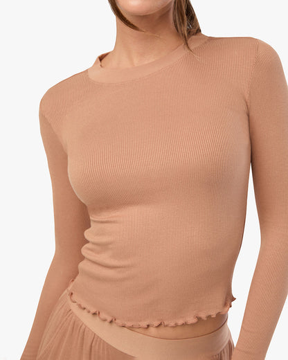 Long Sleeve Crewneck Top