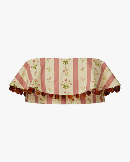 Ruffle Bandeau Top