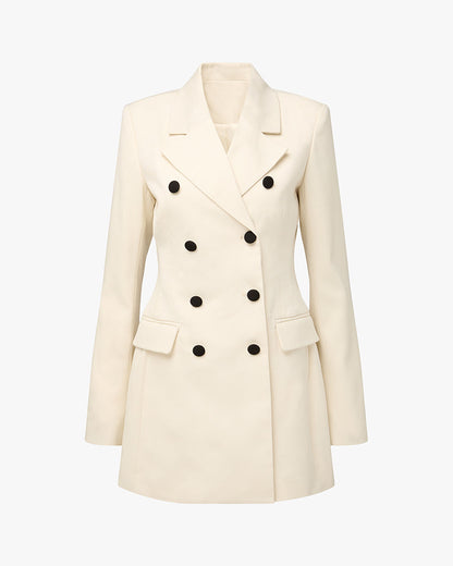 Peplum Blazer Mini Dress
